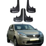 Dacia Sandero 2007-2012 sports yazılı 4’lü tozluk çamurluk paçalık