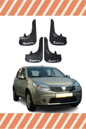 Dacia Sandero 2007-2012 sports yazılı 4’lü tozluk çamurluk paçalık