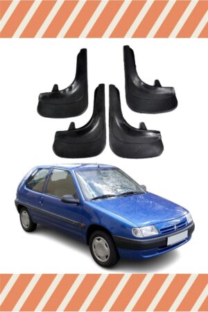 Citroen Saxo uyumlu 4’lü tozluk çamurluk paçalık sağlam ve şık koruma sunar
