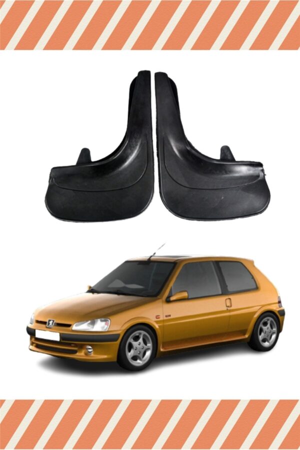 Peugeot 106 uyumlu 2’li tozluk çamurluk paçalık sağlam ve kullanışlı