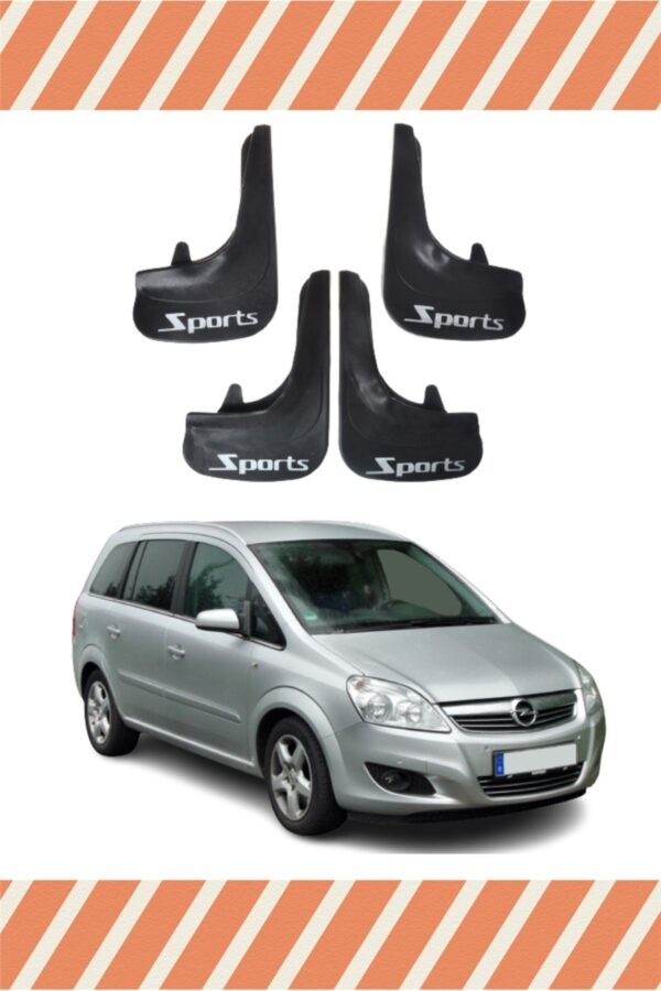 Opel Zafira Sports yazılı 4’lü tozluk çamurluk paçalık kaliteli