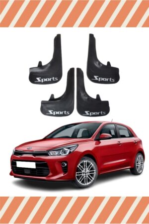 Kia Rio 2016-2020 sports yazılı 4’lü tozluk çamurluk paçalık