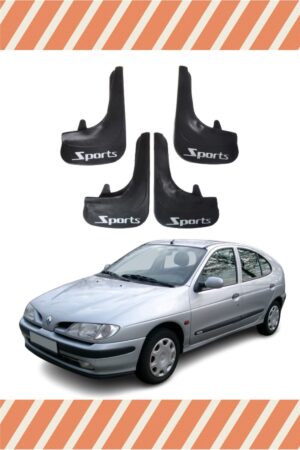 Renault Megane 1 sports yazılı 4’lü tozluk çamurluk paçalık
