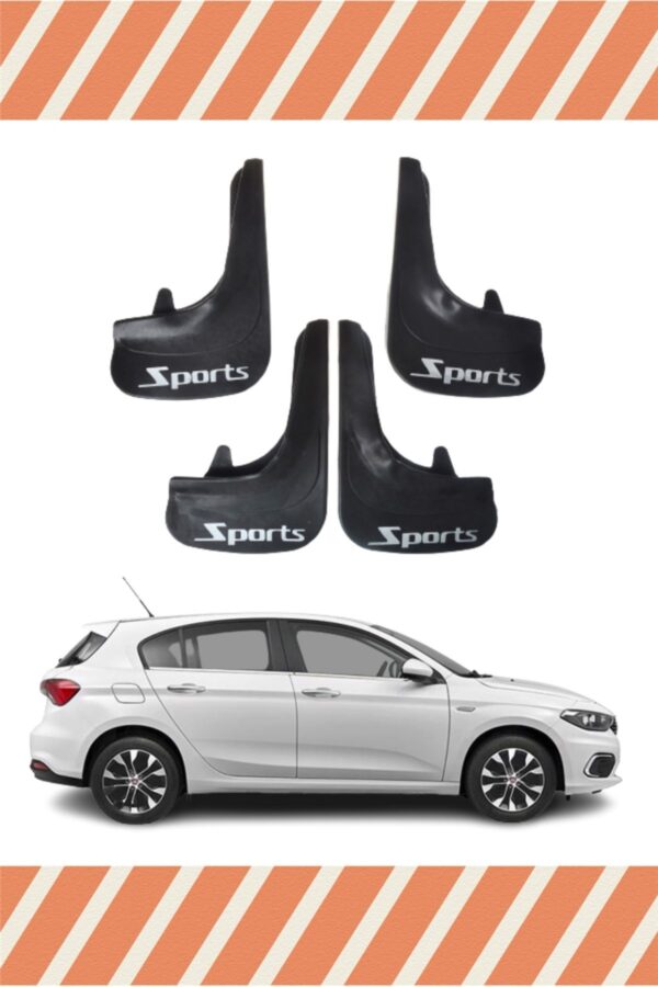 Fiat Egea Hb tüm kasalar Sports yazılı 4’lü tozluk çamurluk paçalık koruma sağlar