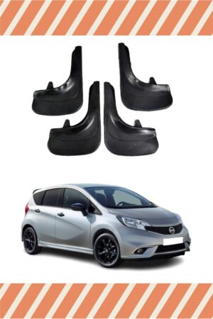 Nissan Note uyumlu 4’lü tozluk çamurluk paçalık kaliteli ve dayanıklı malzeme