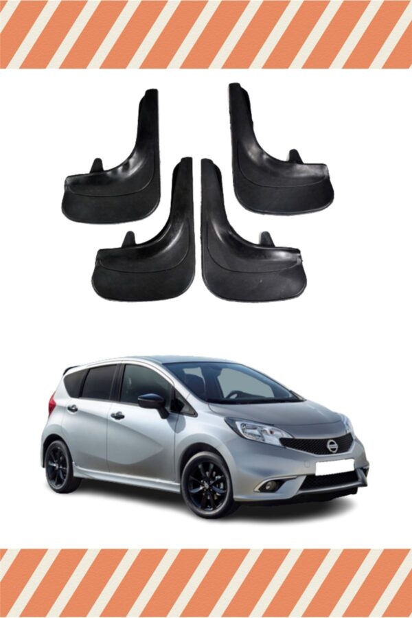 Nissan Note uyumlu 4’lü tozluk çamurluk paçalık kaliteli ve dayanıklı malzeme