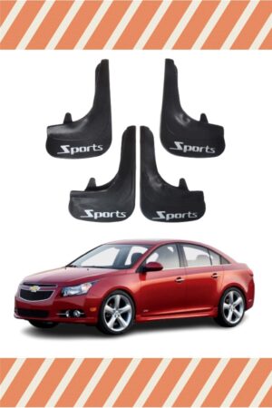Chevrolet Cruze sedan sports yazılı 4’lü tozluk çamurluk paçalık