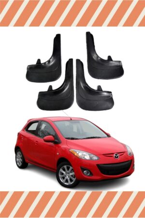 Mazda 2 uyumlu 4’lü tozluk çamurluk paçalık kaliteli koruma