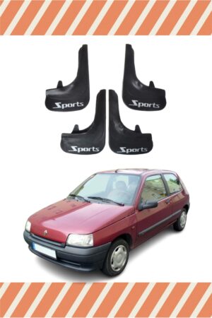 Renault Clio 1 Sports yazılı 4’lü tozluk çamurluk paçalık