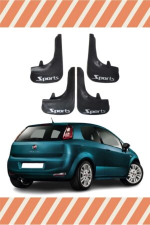 Fiat Punto Sports yazılı 4’lü tozluk çamurluk paçalık uyumlu