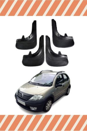 Citroen C3 2002-2010 4’lü tozluk çamurluk paçalık uzun ömürlü