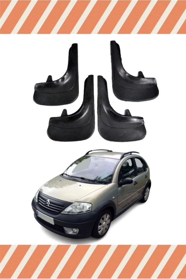 Citroen C3 2002-2010 4’lü tozluk çamurluk paçalık uzun ömürlü