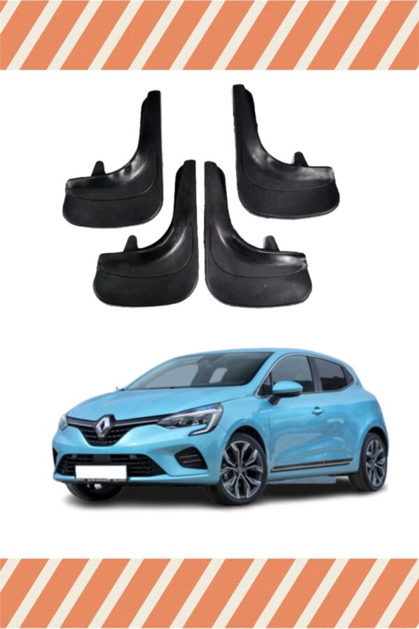 Renault Clio 5 4’lü tozluk çamurluk paçalık modern uyumlu aksesuar