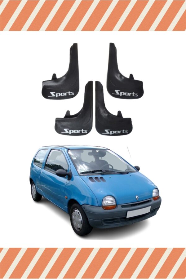 Renault Twingo Sports yazılı 4’lü tozluk çamurluk paçalık kaliteli