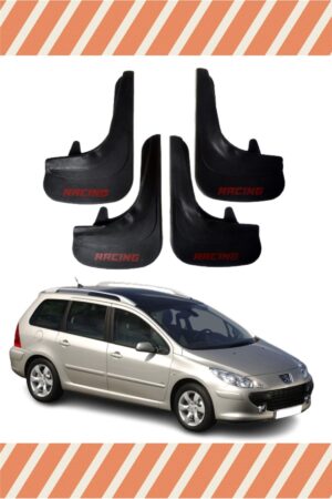 Peugeot 307 STW tüm kasalar sports yazılı 4’lü tozluk çamurluk paçalık uyumlu