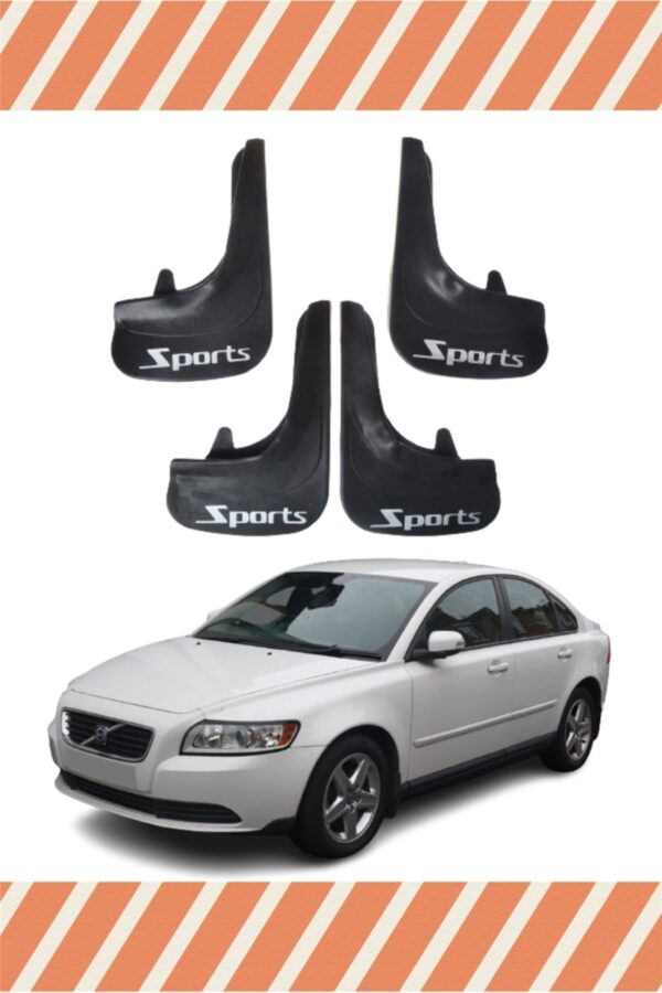 Volvo S40 Sports yazılı 4’lü tozluk çamurluk paçalık estetik görünüm