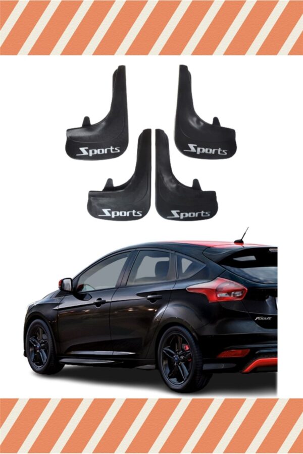Ford Focus 4 Hb 2015-2018 Sports yazılı 4’lü tozluk çamurluk paçalık kaliteli