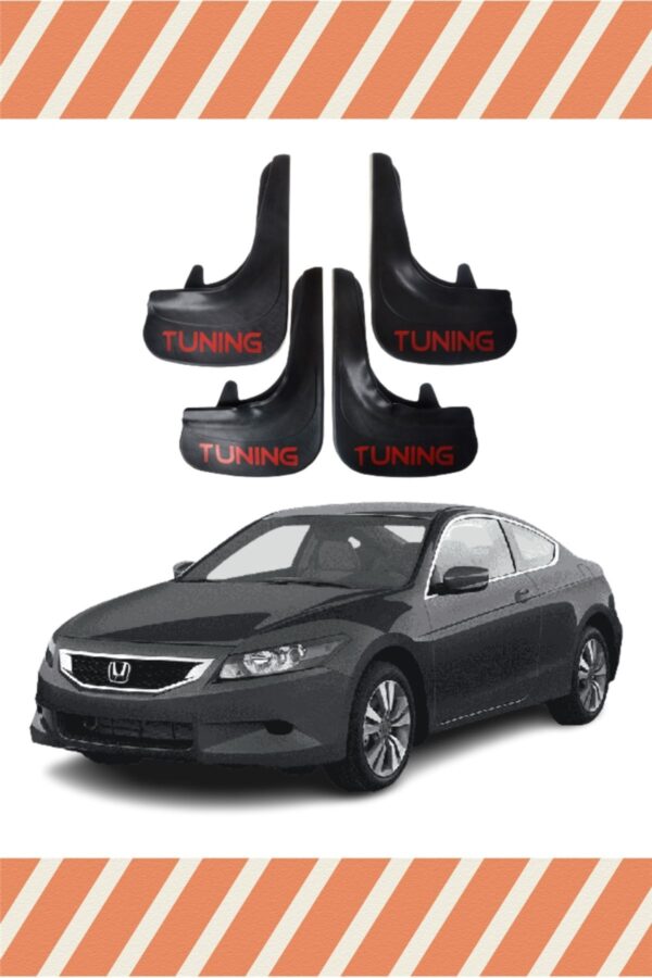 Honda Accord 2008-2012 sports yazılı 4’lü tozluk çamurluk paçalık