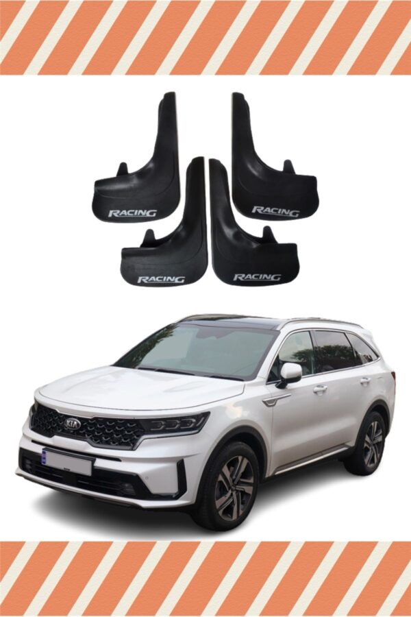 Kia Sorento Sports yazılı 4’lü tozluk çamurluk paçalık kaliteli