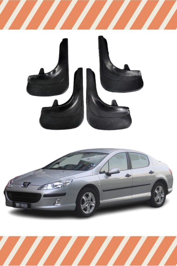 Peugeot 407 uyumlu 4’lü tozluk çamurluk paçalık dayanıklı ve kaliteli tasarım