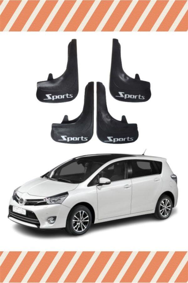 Toyota Verso 2010-2017 Sports yazılı 4’lü tozluk çamurluk paçalık