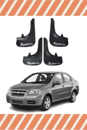 Chevrolet Aveo Sedan 2005-2011 Sports yazılı 4’lü tozluk çamurluk paçalık