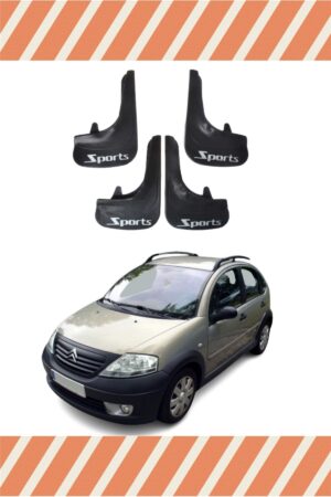 Citroen C3 2002-2010 sports yazılı 4’lü tozluk paçalık