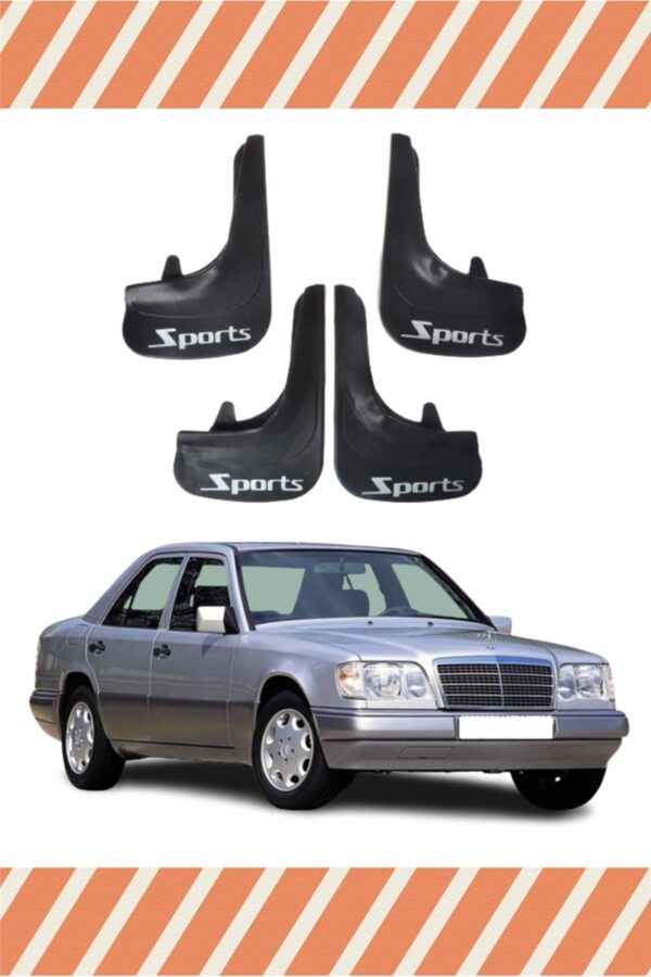 Mercedes 200e sports yazılı 4’lü tozluk çamurluk paçalık