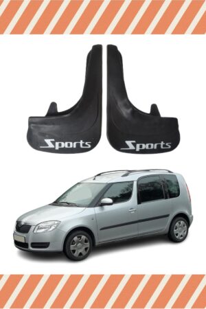 Skoda Roomster sports yazılı 2’li tozluk çamurluk paçalık
