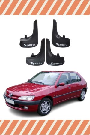 Peugeot 306 Hb tüm kasalar Sports yazılı 4’lü tozluk çamurluk paçalık dayanıklı yapı