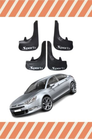 Citroen C5 2007 ve sonrası Sports yazılı 4’lü tozluk çamurluk paçalık