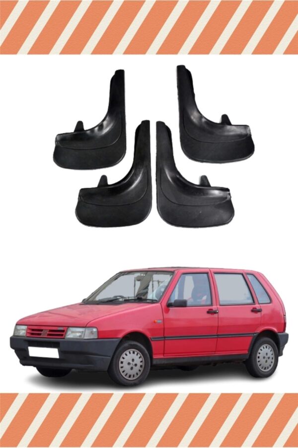 Fiat Uno uyumlu 4’lü tozluk çamurluk paçalık