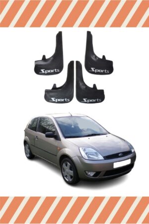 Ford Fiesta 2002-2009 sports yazılı 4’lü tozluk çamurluk paçalık
