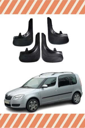 Skoda Roomster uyumlu 4’lü tozluk çamurluk paçalık kaliteli ve dayanıklı malzeme
