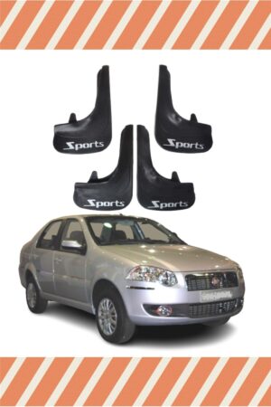 Fiat Siena Sports yazılı 4’lü tozluk çamurluk paçalık şık görünüm