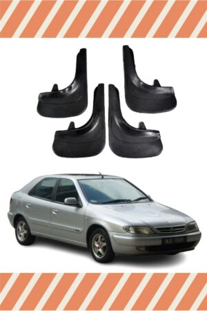Citroen Xsara uyumlu 4’lü tozluk çamurluk paçalık dayanıklı