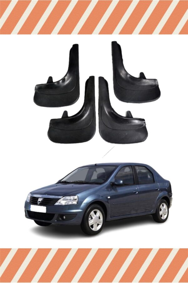 Dacia Logan SD 2006-2011 uyumlu 4’lü tozluk çamurluk paçalık dayanıklı koruma