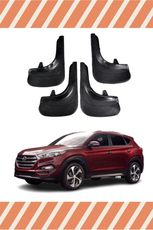 Hyundai Tucson uyumlu 4’lü tozluk çamurluk paçalık dayanıklı koruma