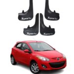 Mazda 2 Sports yazılı 4’lü tozluk çamurluk paçalık kaliteli ve dayanıklı malzeme