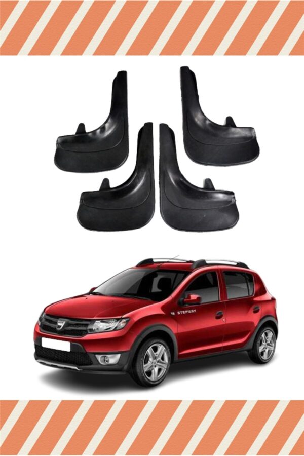 Dacia Stepway 2013 uyumlu 4’lü tozluk çamurluk paçalık