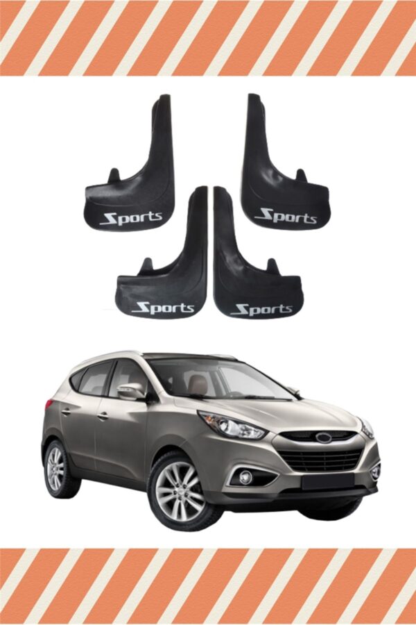 Hyundai ix35 tüm kasalar Sports yazılı 4’lü tozluk çamurluk paçalık