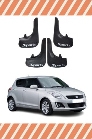 Suzuki Swift Sports yazılı 4’lü tozluk çamurluk paçalık sportif koruma