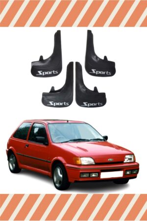 Ford Fiesta 1990-2002 sports yazılı 4’lü tozluk çamurluk paçalık
