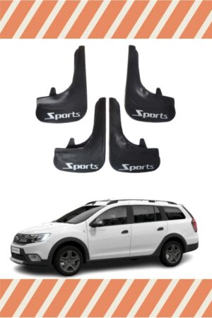 Dacia Logan MCV tüm kasalar Sports yazılı 4’lü tozluk çamurluk paçalık kaliteli