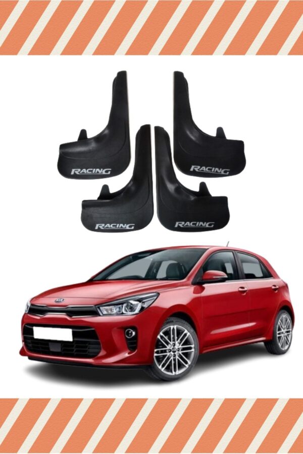 Kia Rio 20016-2020 Tunıng Yazılı 4'lü Tozluk Çamurluk Paçalık