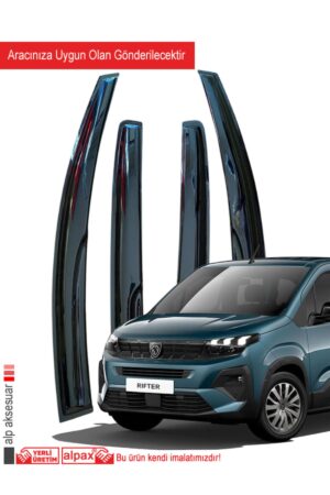 Peugeot Rifter Oto Rüzgarlık Aracınıza Özel Olarak Tasarlanarak Üretilmiştir