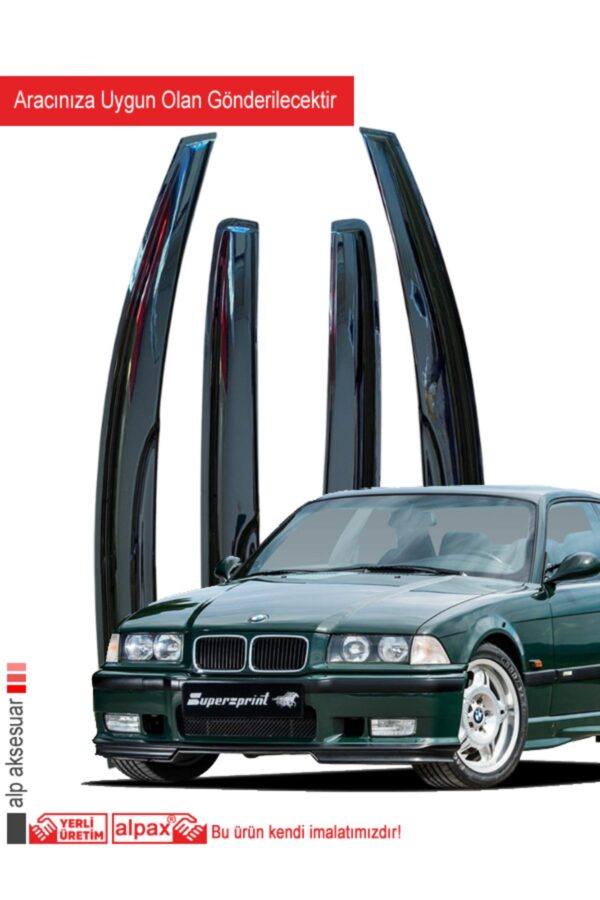 Bmw E36 Oto Rüzgarlık Aracınıza Özel Olarak Tasarlanarak Üretilmiştir