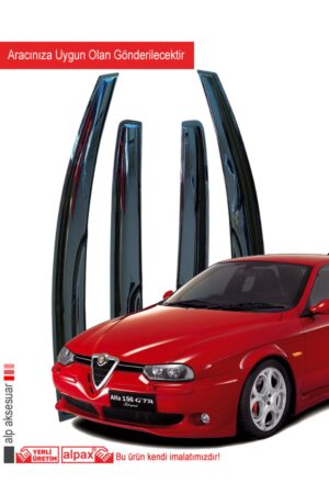 Alfa Romeo 156 Oto Rüzgarlık Aracınıza Özel Olarak Tasarlanarak Üretilmiştir