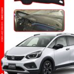 Honda Jazz 2009-2013 Arası Modele Özel Torpido Koruma Halısı - Kırmızı Kenar