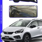 Honda Jazz 2009-2013 Arası Modele Özel Torpido Koruma Halısı - Mavi Kenar